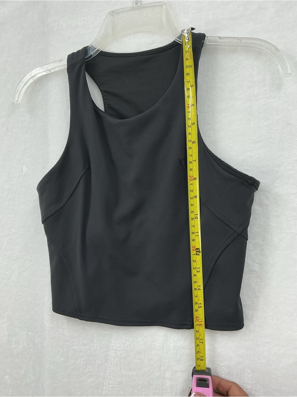 lululemon athletica Black Racerback Crop Top 1066 - Picture 4 of 8